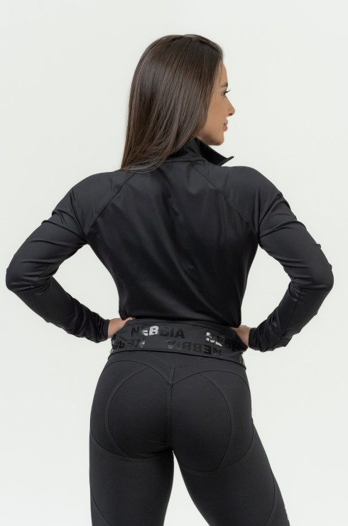 Куртка NEBBIA 833 Zip-Up Jacket INTENSE Warm-Up Black