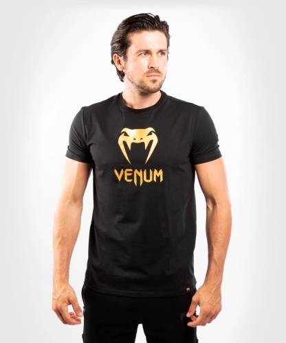Футболка Venum Classic T- shirt - Black/Gold ven03526-126