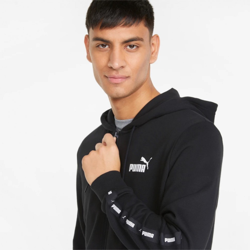 Толстовка Puma ESS+ Tape Full-Zip Hoodie TR 84876801