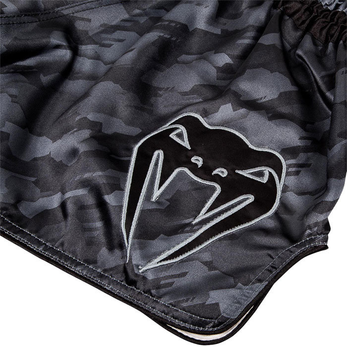 Шорты тайские Venum Tecmo Dark Grey ventshorts029