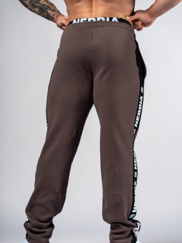 Брюки Nebbia Training Sweatpants HERO 296 brown