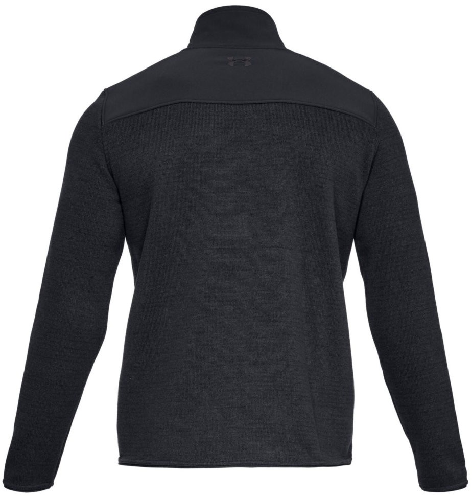 Джемпер Under Armour Sweaterfleece Full Zip Black / Black / Charcoal 1316264-001