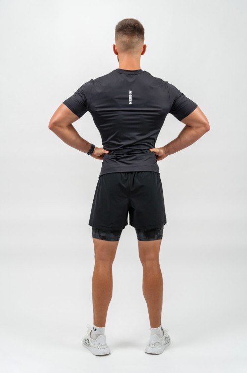 Футболка Nebbia Short-Sleeve Sports T-shirt RESISTANCE 348 Black