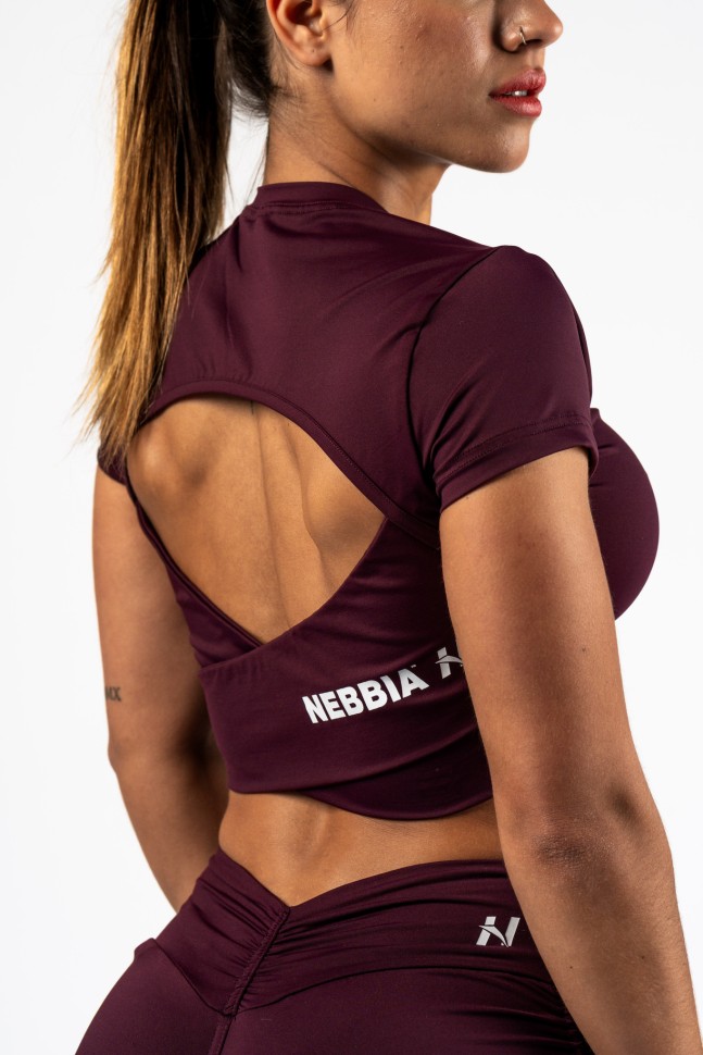 Топ Nebbia Open-back Cropped Top STRONG BEAUTY 430 Red