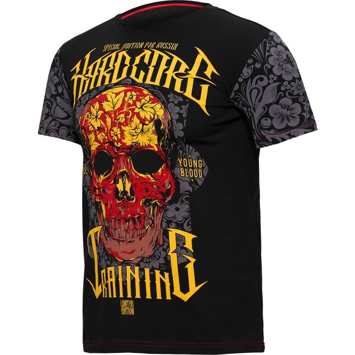 Футболка Hardcore Training Skull Folk Black hctshirt0385
