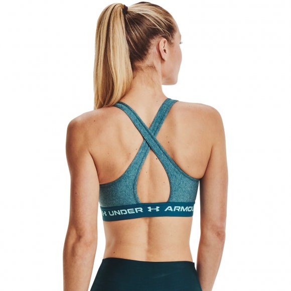 Бра Under Armour UA Crossback Mid Heather Bra 1361036-400