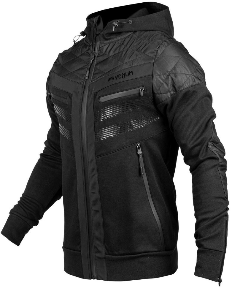 Толстовка Venum Laser 2.0 Black/Black 02935