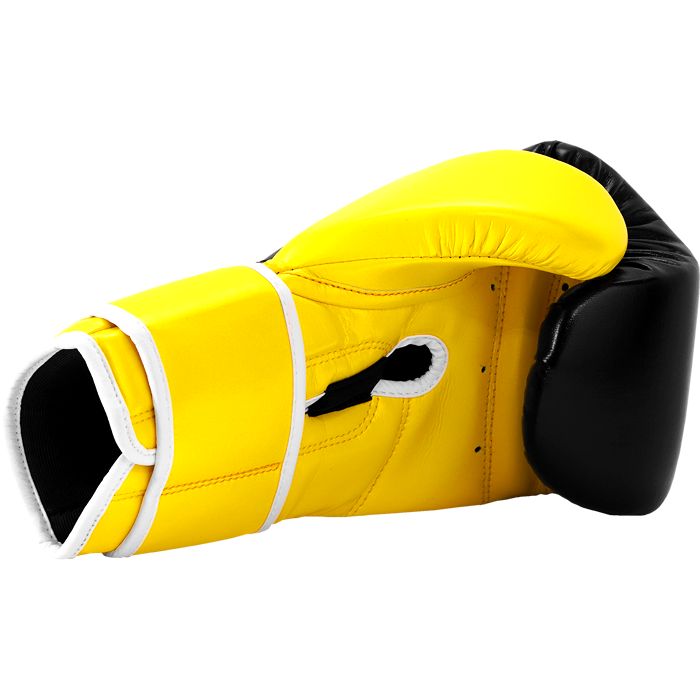 Боксерские перчатки Hardcore Training HardLea Black/Yellow hctboxglove015