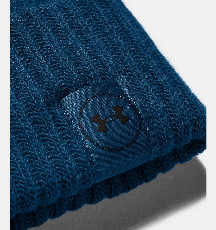 Шапка Under Armour UA Big Logo Pom Beanie 1356711-581