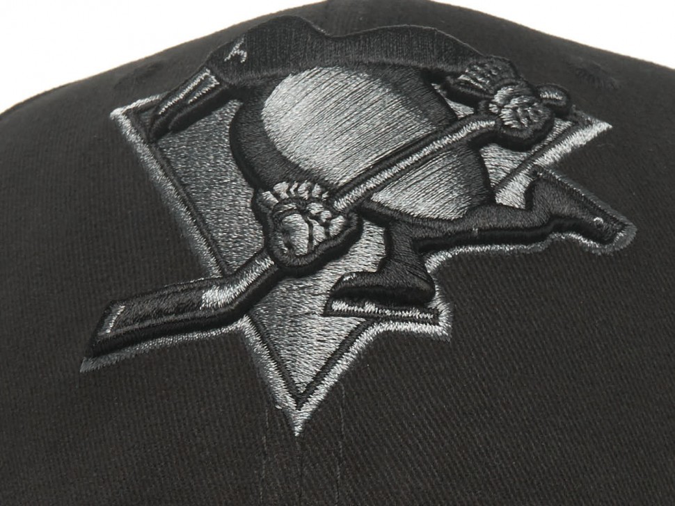 Бейсболка ATRIBUTIKA & CLUB Pittsburgh Penguins, черн. 31595