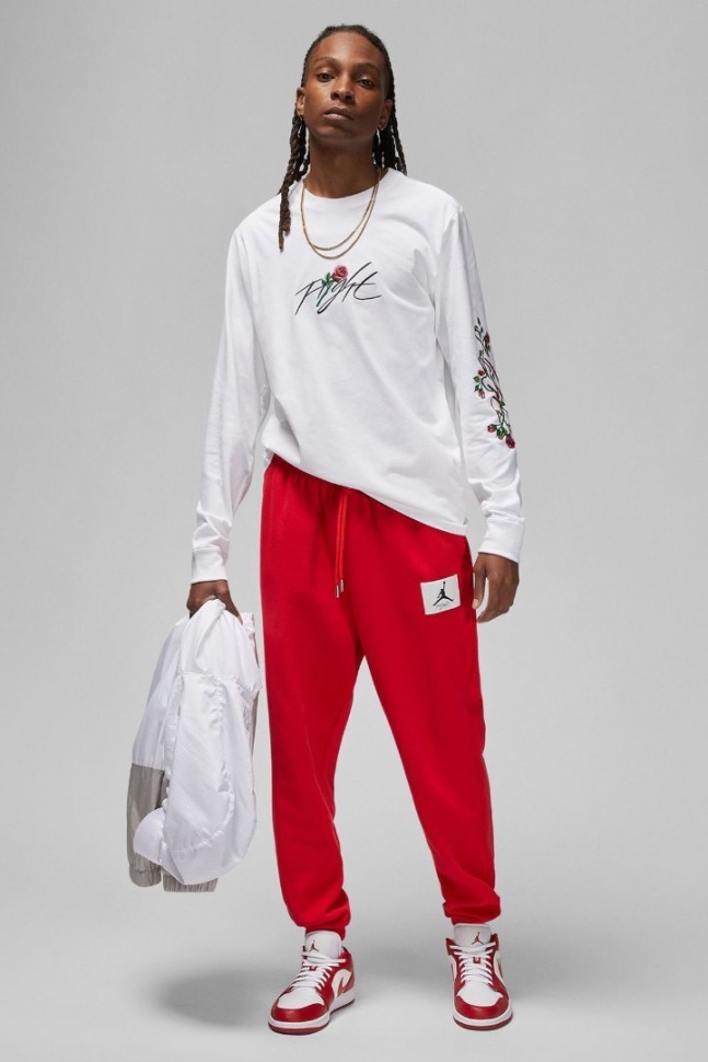 Лонгслив Nike JORDAN FLIGHT ROSE SORRY LONGSLEEVES DQ7387-100