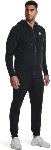 Толстовка Under Armour UA Essential Fleece FZ Hood-BLK 1373881-001