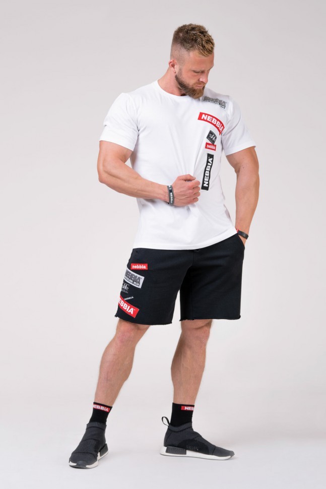 Шорты Nebbia Labels 178 black