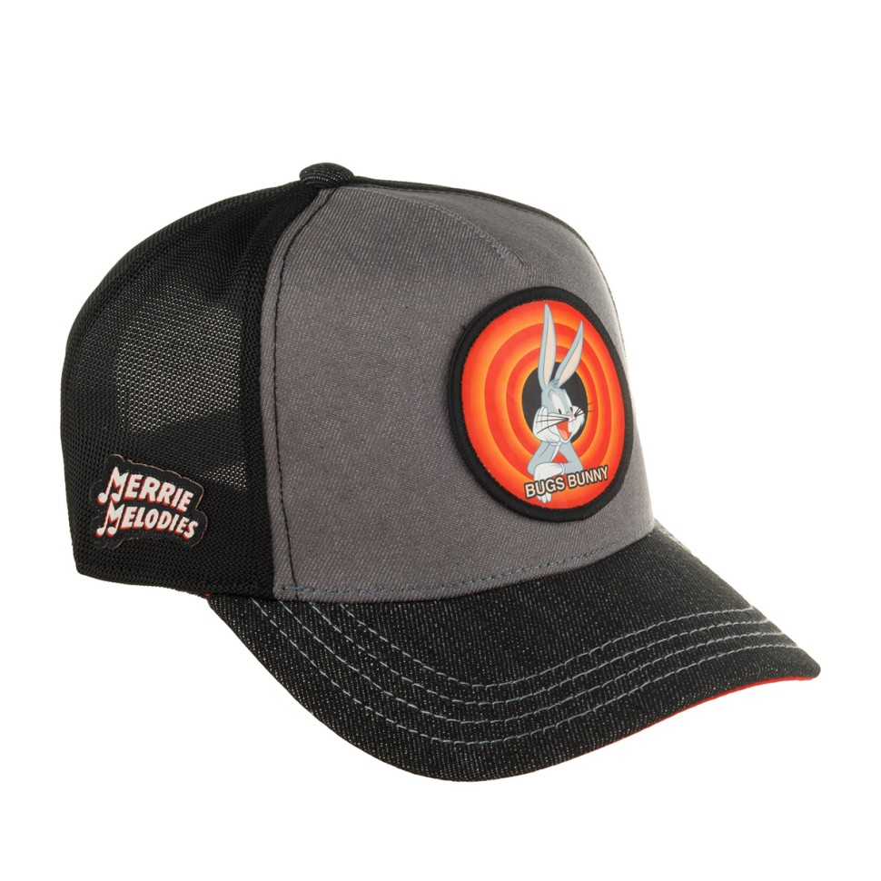 Бейсболка CAPSLAB Looney Tunes Bug CL/LOO10/1/PCT/VBU Looney Tunes Bugs Bunny (сер-чер) 88-588-10-00
