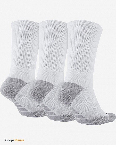 Носки Nike U Nk Everyday Max Cush Crew 3Pr, 3 пары белые SX5547-100