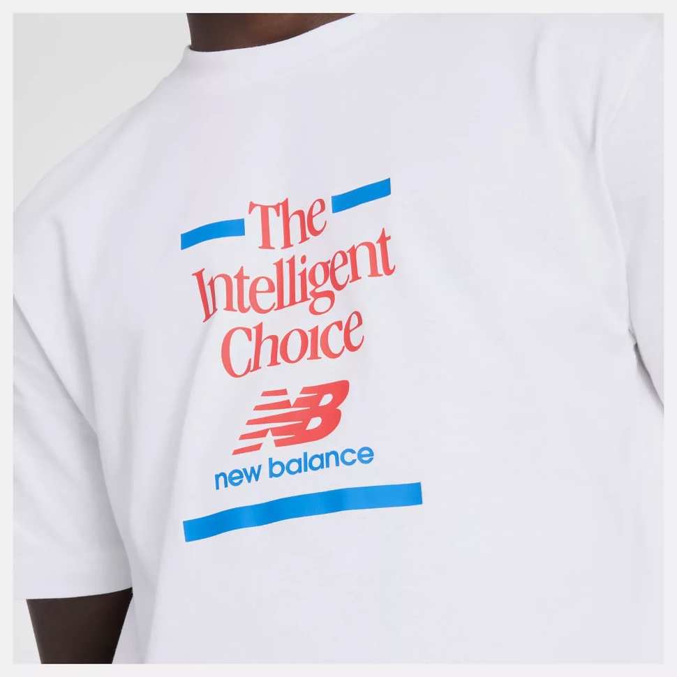 Футболка New Balance Athletics Relaxed Choice WHITE MT43552WT