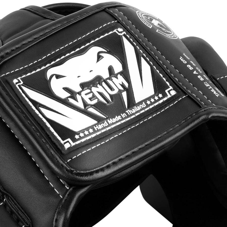 Шлем боксерский Venum Elite Black/White 00325