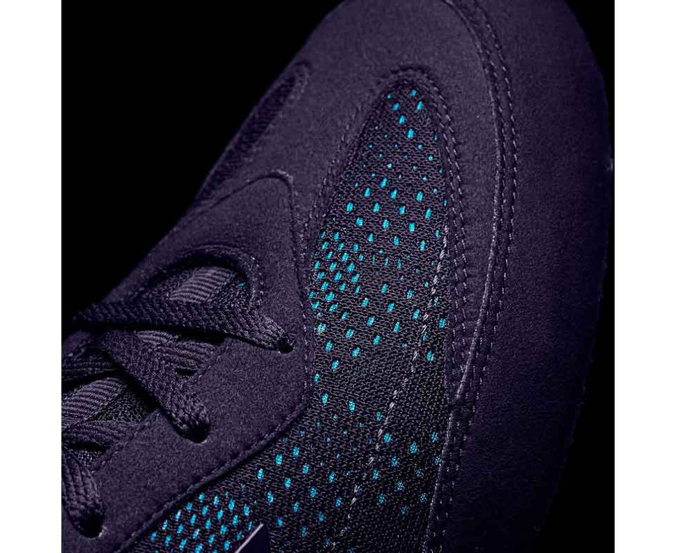 Боксерки Adidas Box Hog Plus сине-оранжевые CG3073