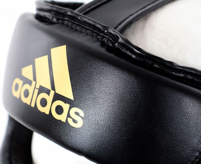 Шлем боксерский Adidas Speed Super Pro Training черно-золотой adiSBHG042