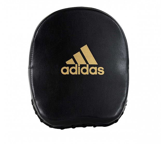 Лапы Adidas Elite Mini Mitt Square черно-золотые adiEMP01
