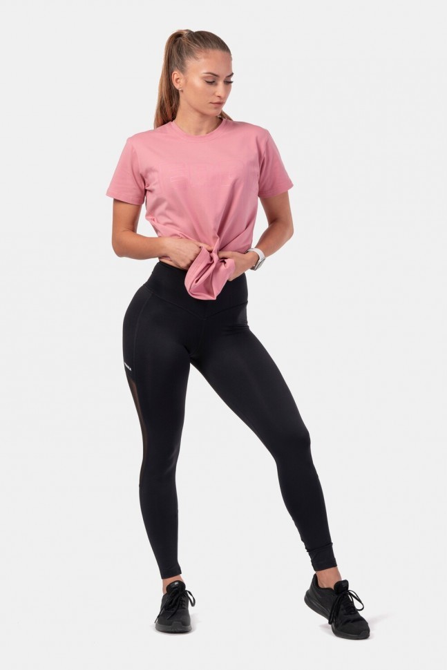 Футболка NEBBIA Invisible Logo T-shirt 602 Old rose