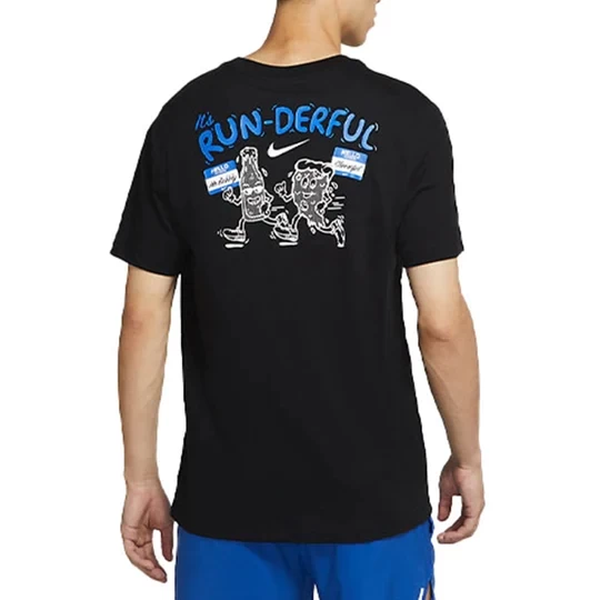 Футболка Nike Run-Derfuk Black T-Shirt DO0771-010