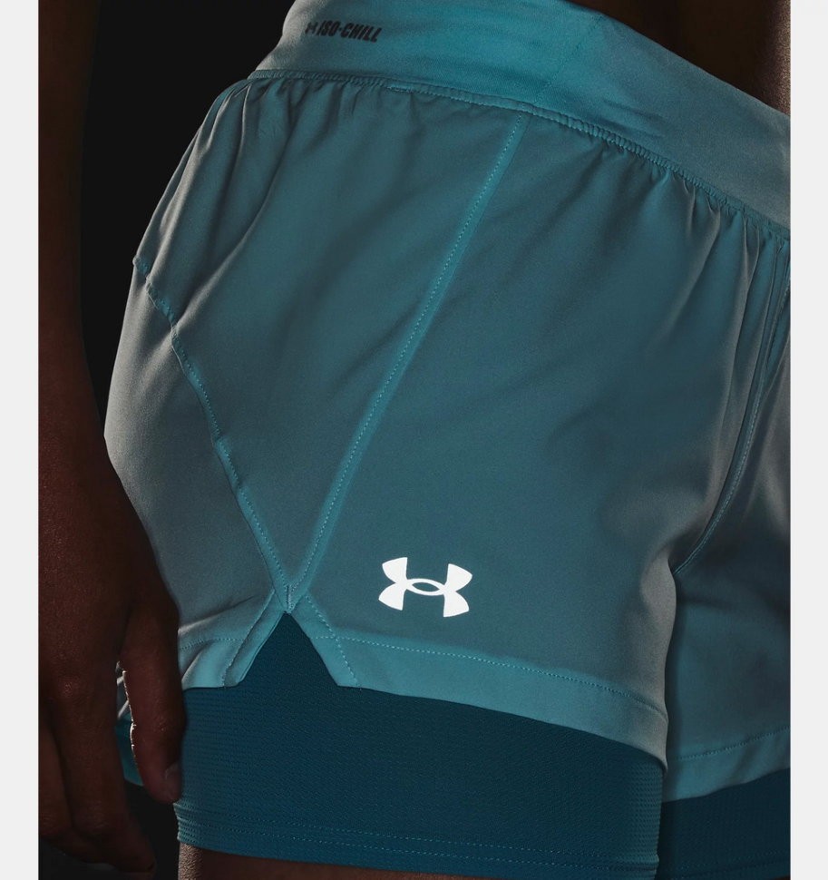 Шорты Under Armour UA IsoChill Run 2N1 Short 1361582-441