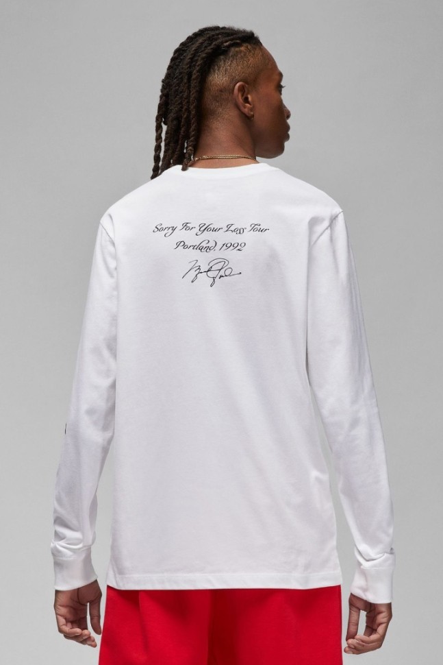 Лонгслив Nike JORDAN FLIGHT ROSE SORRY LONGSLEEVES DQ7387-100