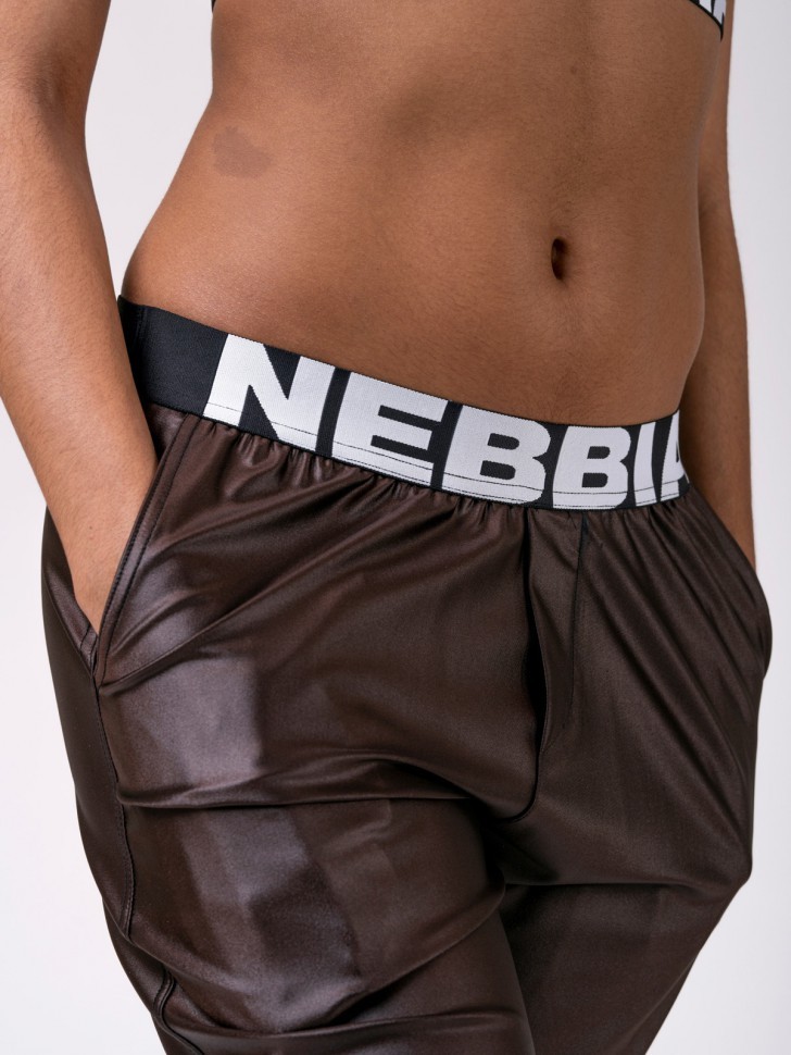 Брюки Nebbia Sports Drop Crotch pants 529 brown