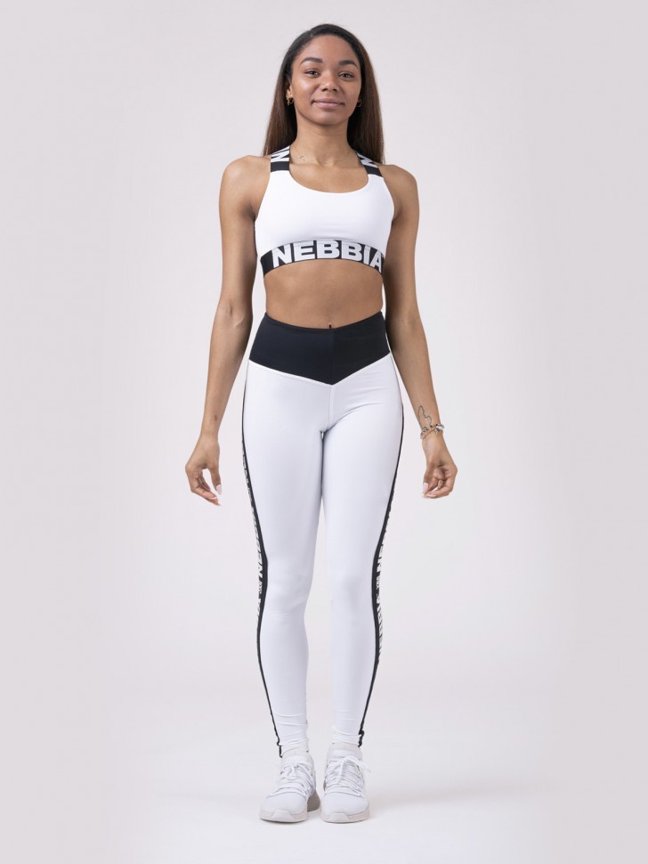 Лосины NEBBIA Power Your Hero iconic leggings 531 WHITE