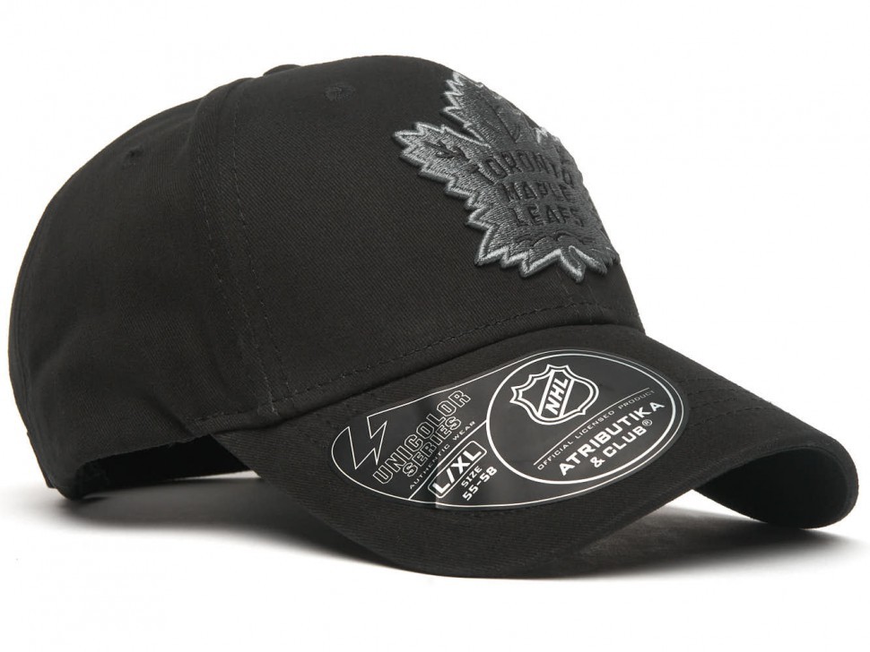Бейсболка ATRIBUTIKA & CLUB Toronto Maple Leafs, черн. 31598