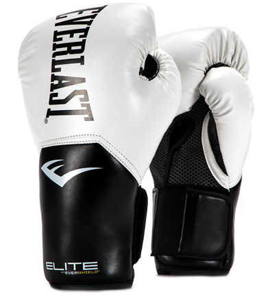 Перчатки боксерские Everlast Elite ProStyle бел.