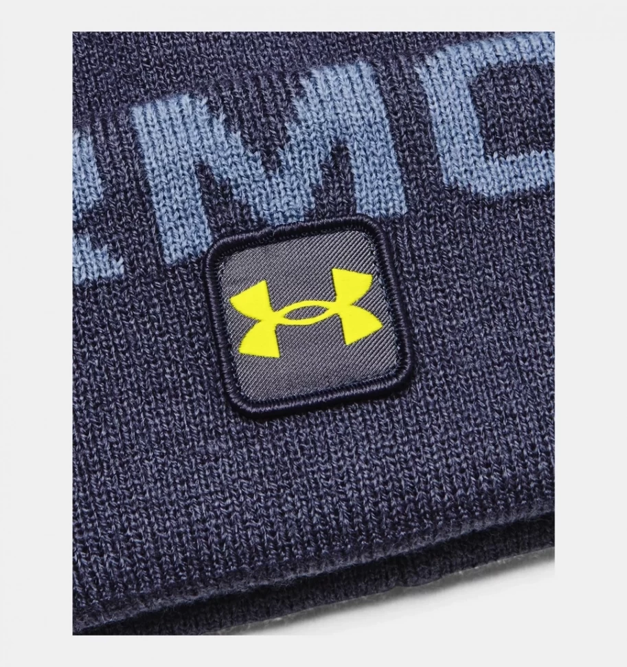 Шапка Under Armour UA Halftime Fleece Pom-GRY 1373093-558