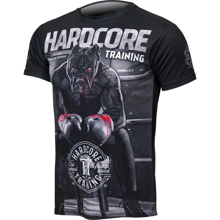 Футболка Hardcore Training тренировочная х Ground Shark The Moment of Truth hctshirt0427