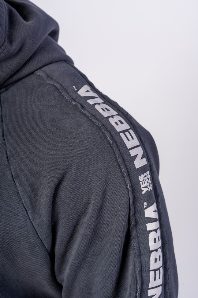 Толстовка Nebbia Washed Hoodie HERITAGE 793 Grey