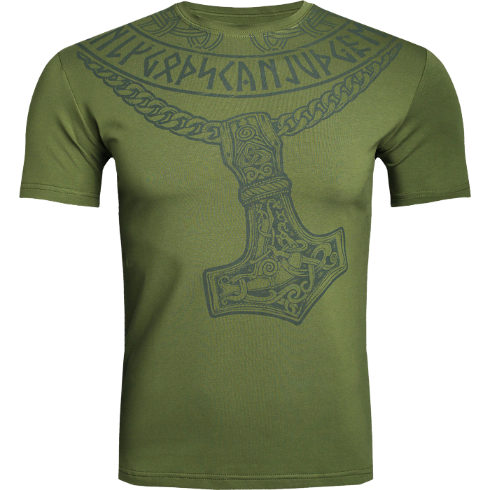Футболка Hardcore Training Hammer Of Gods Olive hctshirt0285