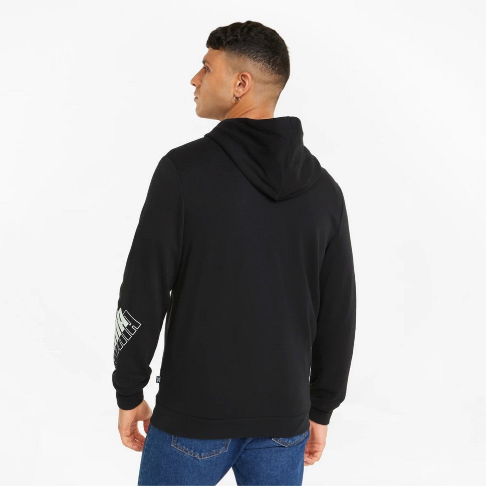 Толстовка Puma Puma Power Logo Full-Zip Hoodie TR 84737901