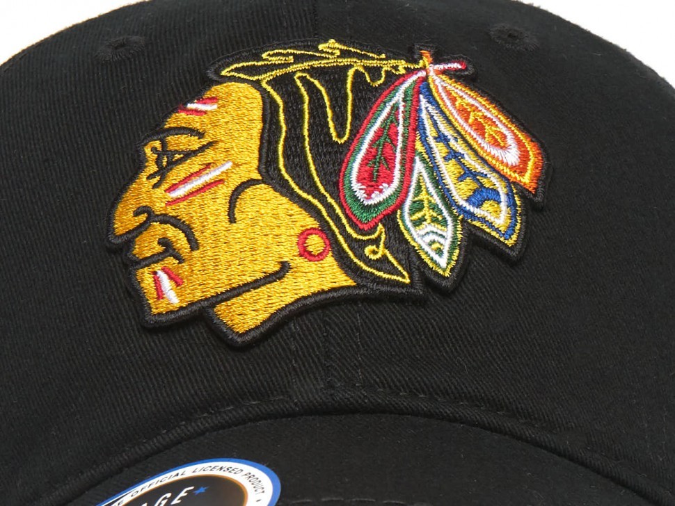 Бейсболка ATRIBUTIKA & CLUB Chicago Blackhawks, черн. 31686