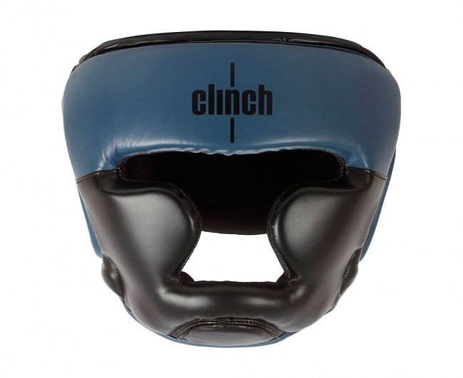 Шлем боксерский Clinch Punch Full Face C134черно-синий