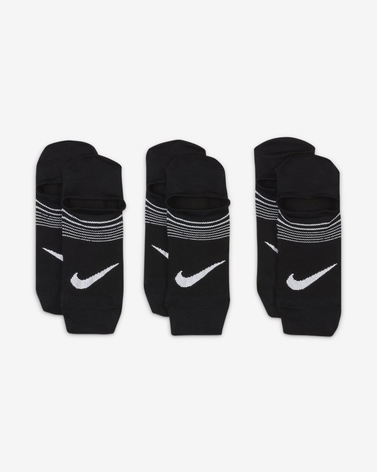 Носки Nike Women's Nike Performance Lightweight Training Footie (3 Pair) SX5277-010