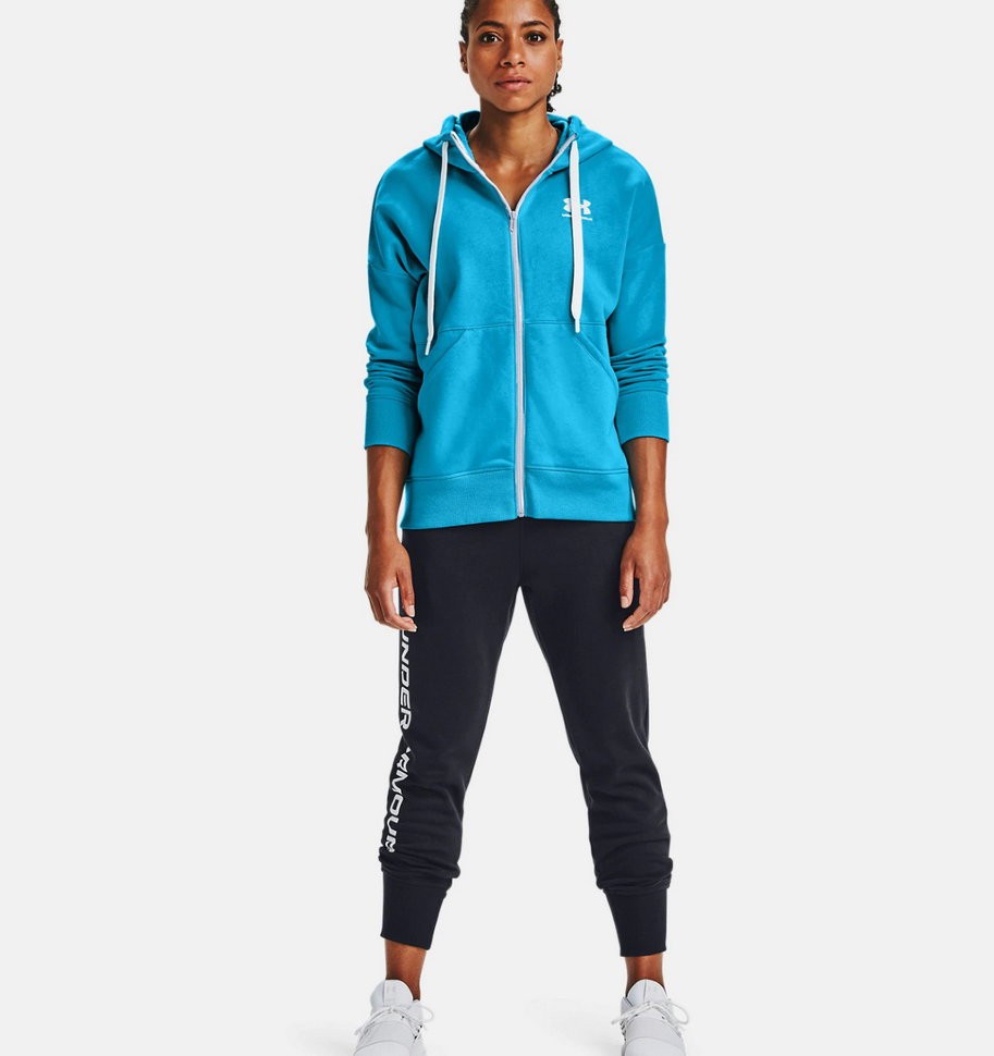 Толстовка Under Armour Rival Fleece FZ Hoodie 1356400-417