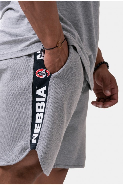 Шорты Nebbia Legend-approved shorts 195 light grey