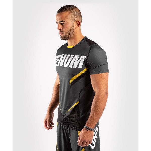 Футболка Venum ONE FC Impact Dry Tech Grey/Yellow 01847