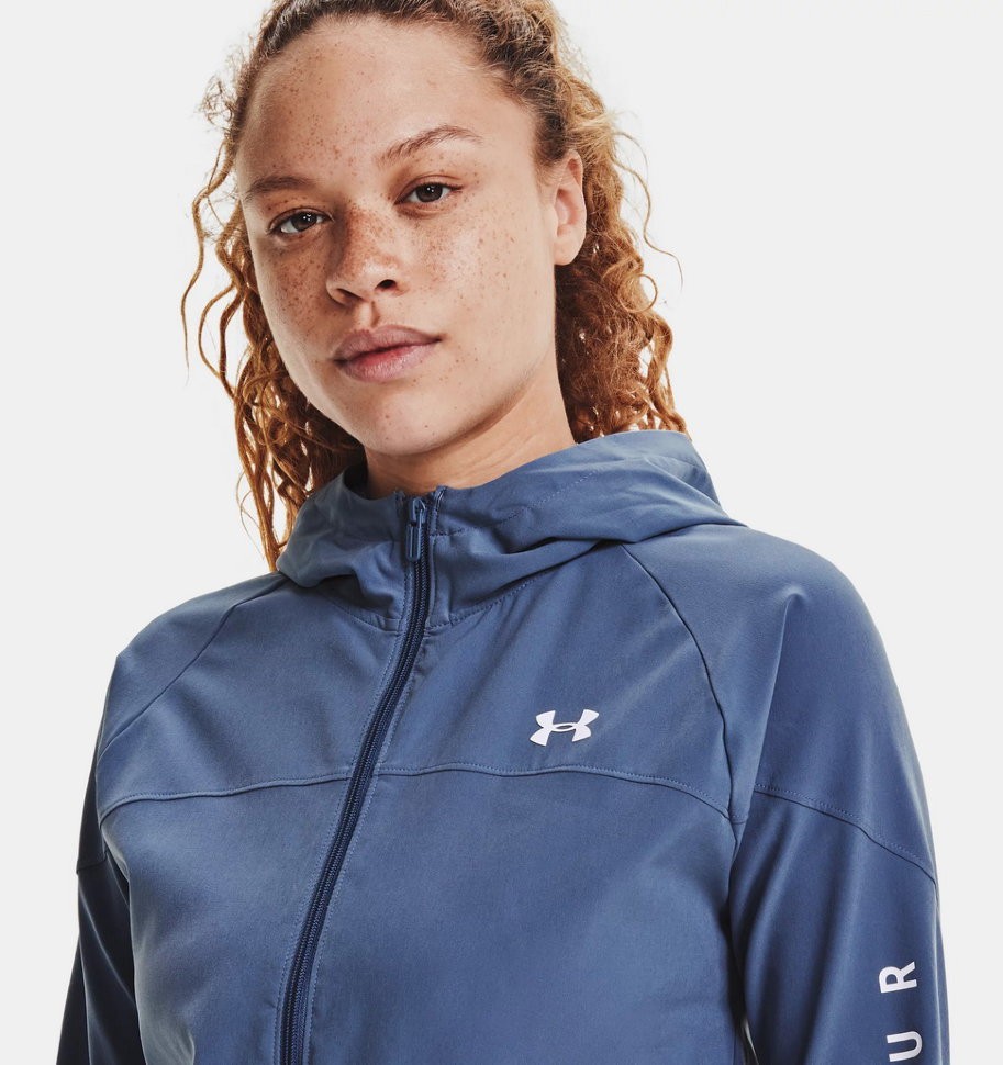 Толстовка Under Armour Woven Hooded Jacket 1351794-470