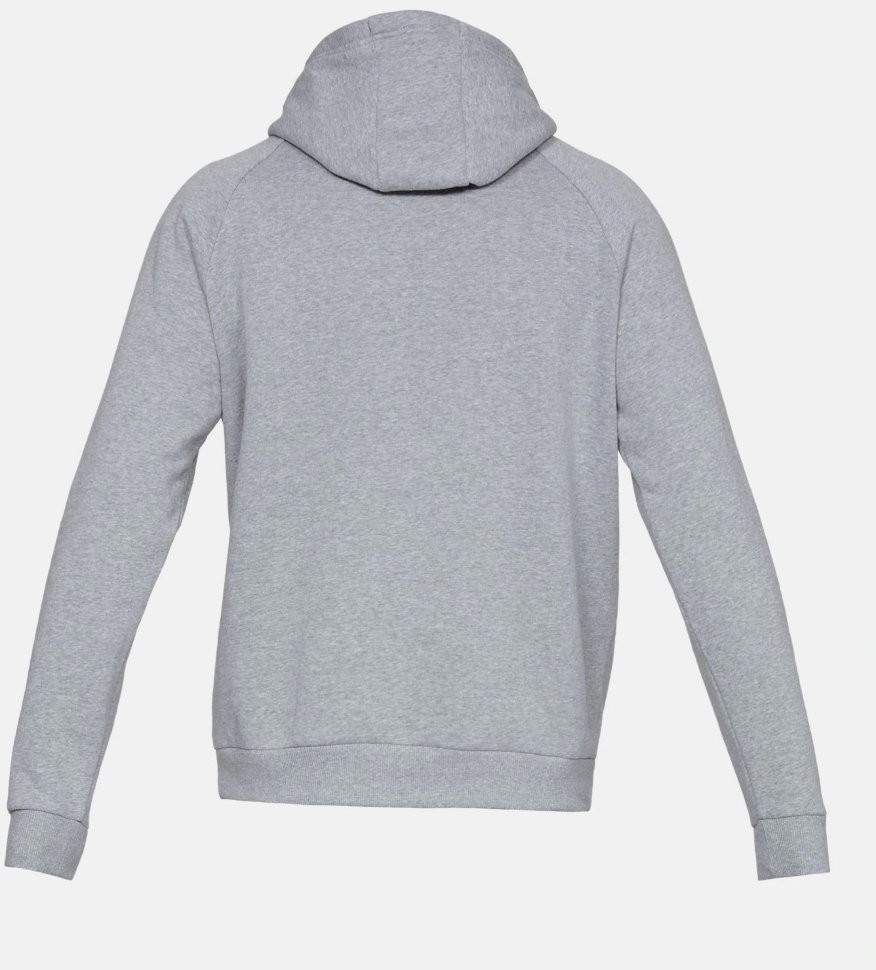Толстовка Under Armour RIVAL FLEECE LOGO HOODY Steel Light Heather /  / Black 1329745-035