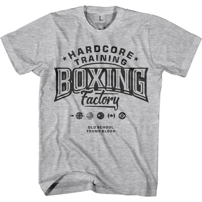 Футболка Hardcore Training Boxing Factory 2 Grey hctshirt0380