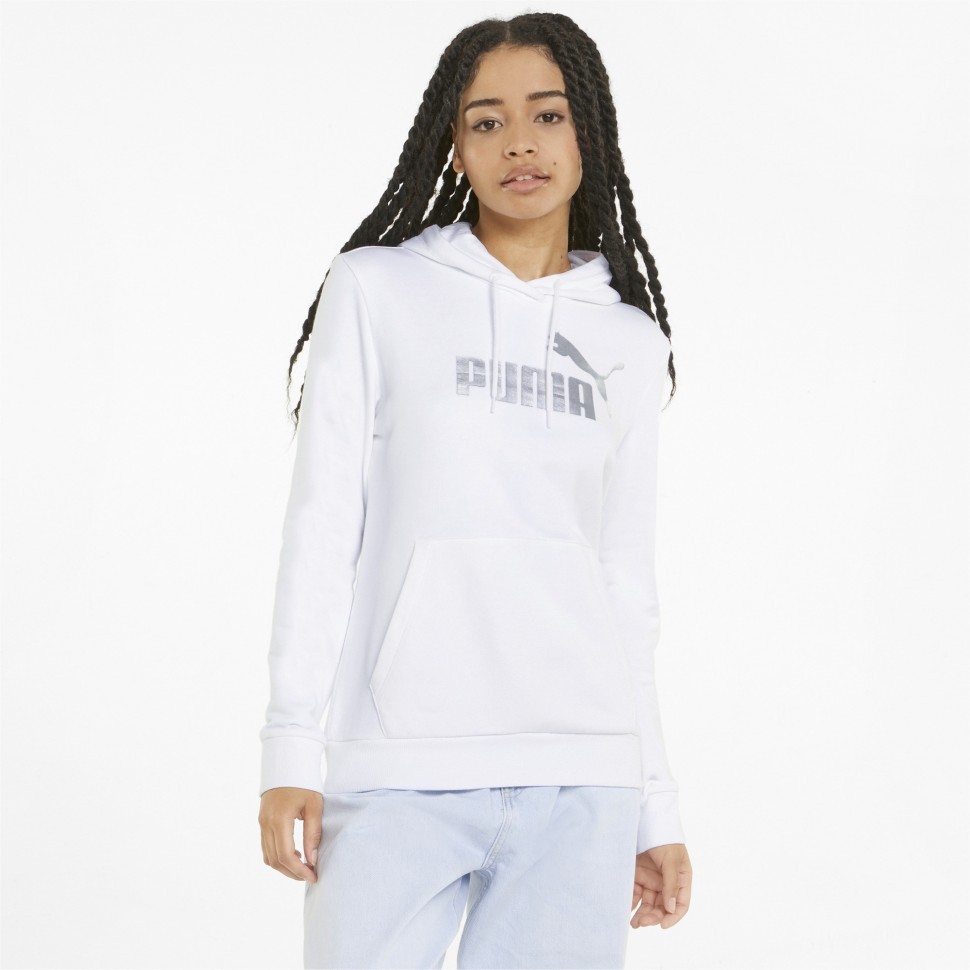 Толстовка Puma ESS+ Metallic Logo  Hoodie TR 84909602