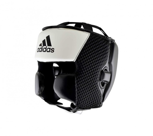 Шлем боксерский Adidas Hybrid 150 Headgear бело-черный adiH150HG