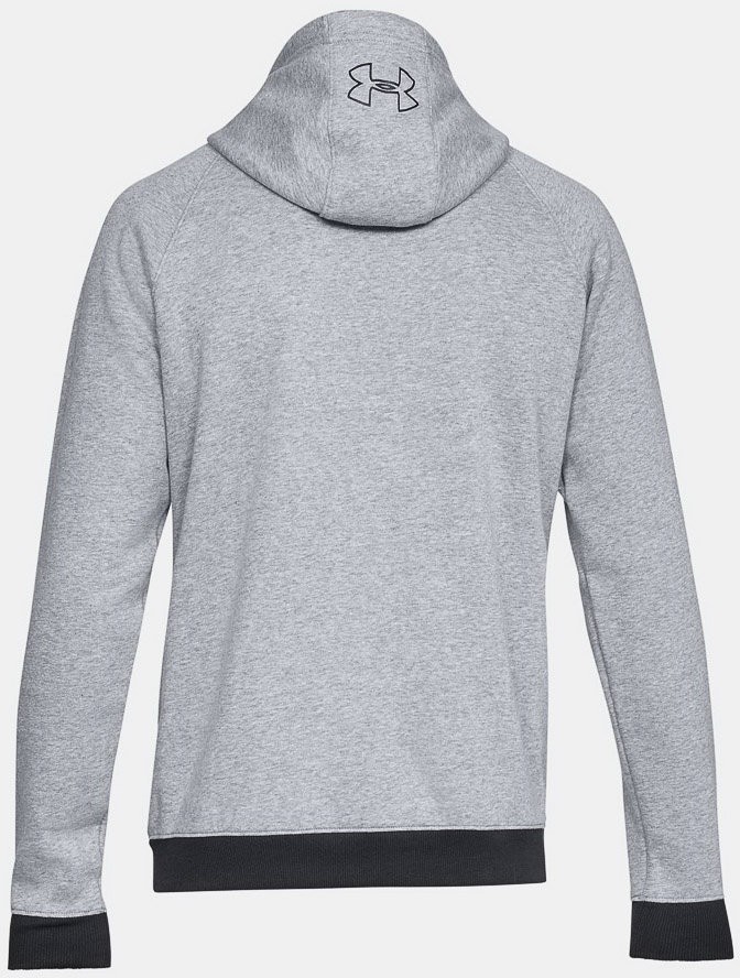 Толстовка Under Armour Baseline Fleece P/O Hoody Steel Light Heather / Black / Black 1317447-035