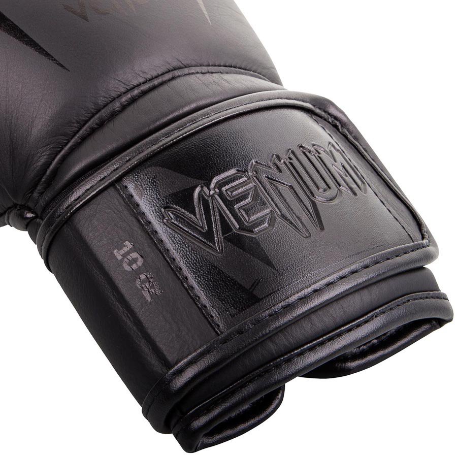 Перчатки боксерские Venum Giant 3.0 Black/Black Nappa Leather 01333